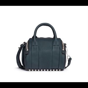 ALEXANDER WANG MINI ROCKIE BAG (DARK GREEN)